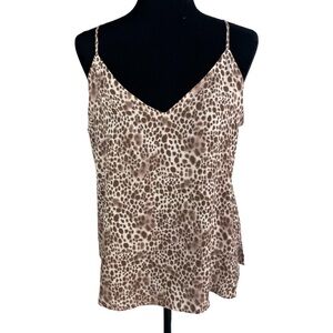 3/30$🔥 NWT A new day animal print flowy cami adjustable spaghetti strap size XL